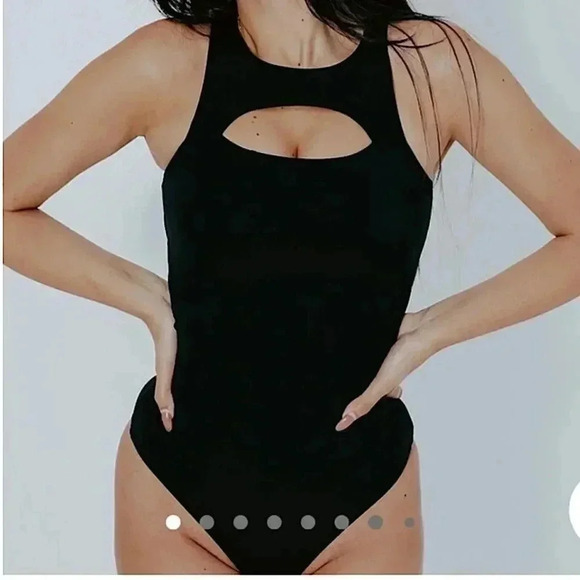 Klassy Network Peekaboo Bramisuit New Cut Out Bodysuit Mob Wife Sexy - Picture 2 of 7